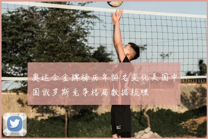 奥运会金牌榜历年排名变化美国中国俄罗斯竞争格局数据梳理