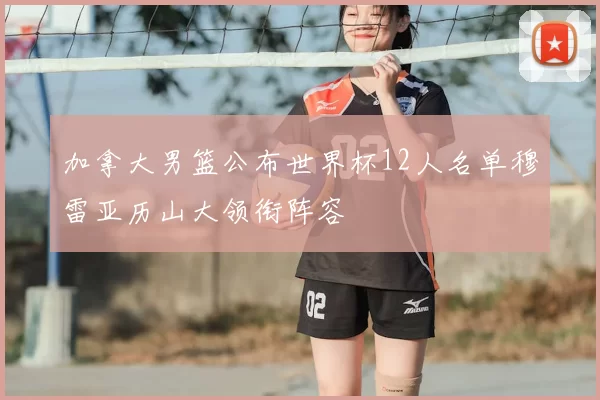 加拿大男篮公布世界杯12人名单穆雷亚历山大领衔阵容